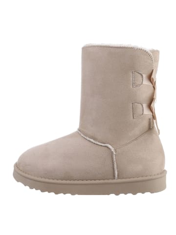 Ital-Design Stiefelette in Beige