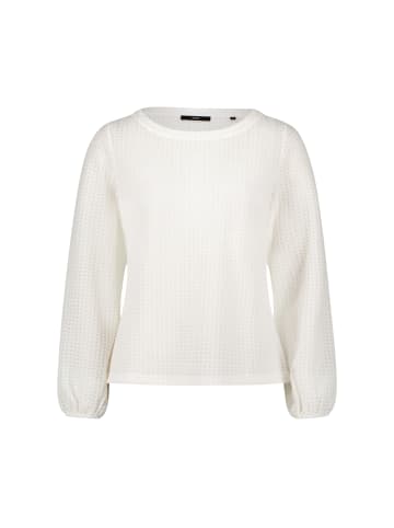 Zero  Strukturshirt mit Rundausschnitt in Eggnog