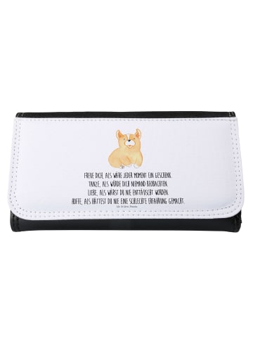 Mr. & Mrs. Panda Portemonnaie für Damen Corgie mit Spruch in Weiß