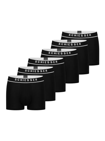 Schiesser Retro Short / Pant 95/5 Organic Cotton in Schwarz