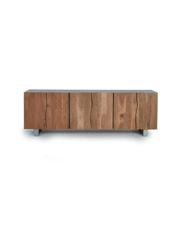 Giner y Colomer Sideboard aus Akazienholz und Metall in Brown