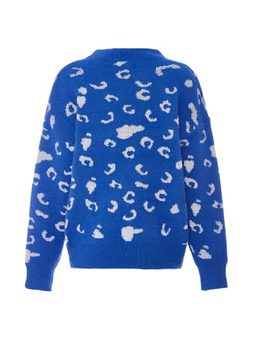 ebeeza Damen Strickpullover in Königsblau