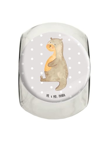 Mr. & Mrs. Panda gewürzglas Otter Bauch ohne Spruch in Grau Pastell