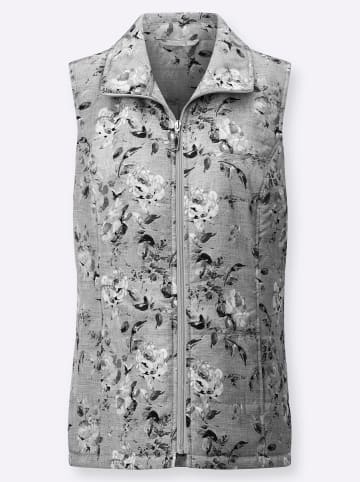 WITT WEIDEN Weste in grau-bedruckt