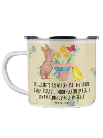 Mr. & Mrs. Panda Becher Hase Küken mit Spruch in Blumig