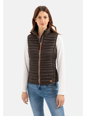 Camel Active Steppweste aus recyceltem Material in Braun