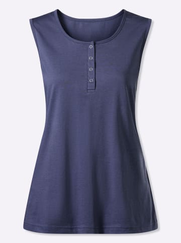 Sieh an! Top in rauchblau