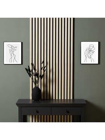 Homestyle4u Akustikpaneel 60x120 2er Set in Creme