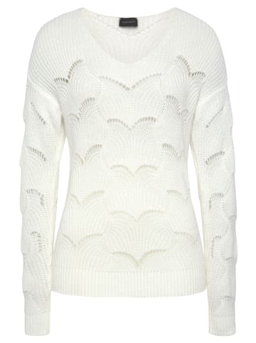 Laura Scott Strickpullover in wollweiß