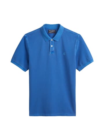 Marc O'Polo Kurzarm-Poloshirt Piqué regular in Blau