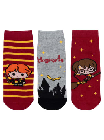 Harry Potter 5er Pack Harry Potter Socken 3 Freunde Kindersocken Söckchen in Mehrfarbig