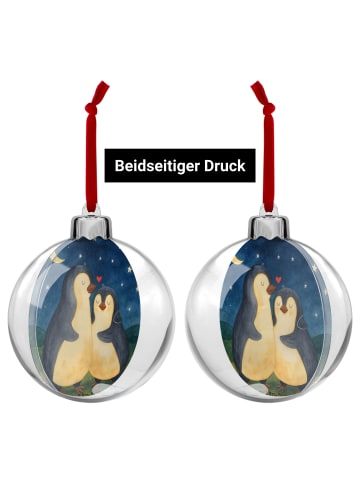 Mr. & Mrs. Panda Weihnachtskugel Pinguine Einschlafen Design ohn... in Weiß