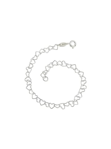 SILBERKETTEN-STORE 925 Silber Armband "Herzen"