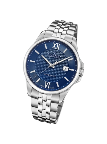Candino Analog-Armbanduhr Candino Automatik silber groß (ca. 42mm)