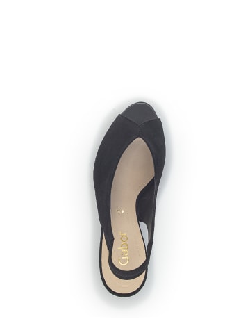 Gabor Fashion Peeptoes in schwarz