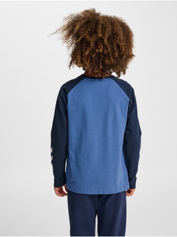 Hummel T-Shirt Hmljr Logo Kinder in DUTCH BLUE