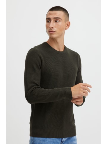 BLEND Strickpullover BHCodford crew pullove 20714336  Pullover mit Rippmuster in oliv