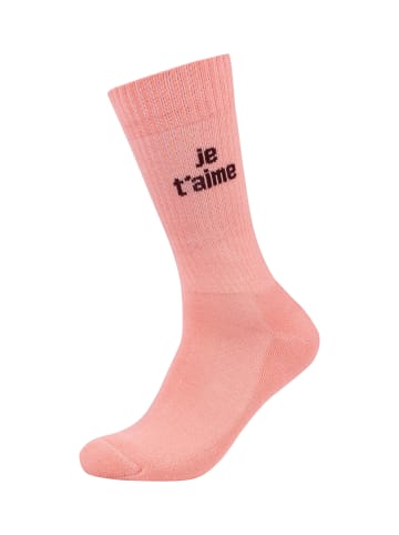 S. Oliver Socken originals bestickt 3er Pack originals in coral cloud