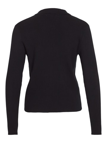 Vila Strickpullover in Black