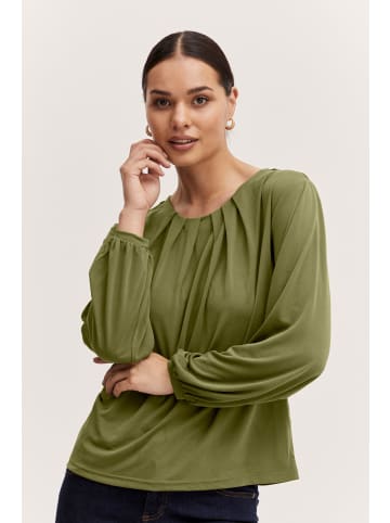 b.young Shirttop BYPERL TSHIRT - 20811741  Langarm-Top in Grün