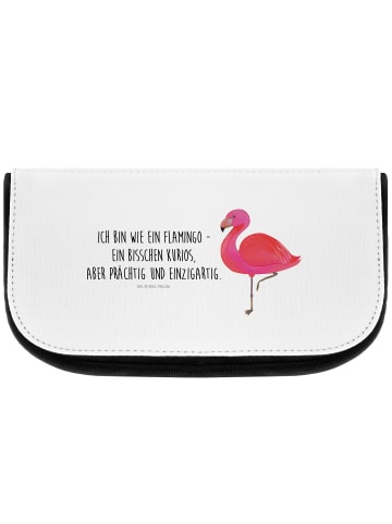Mr. & Mrs. Panda kulturtäschchen Flamingo Classic mit Spruch in Weiß