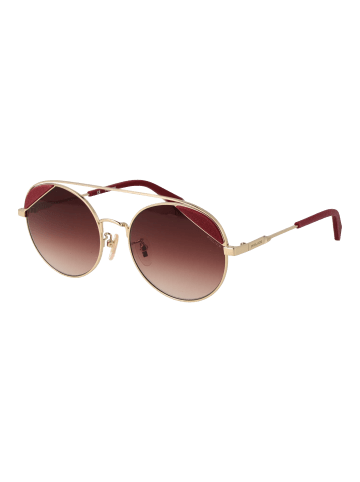 Police Frauen Sonnenbrille Rund Gold