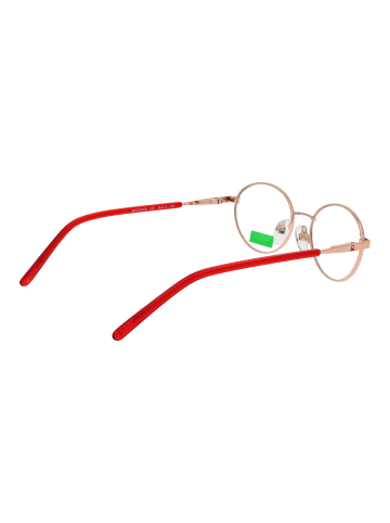 Benetton Kinder Optische Fassungen Oval Rot