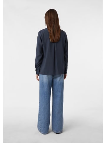 comma Bluse in 5922_dunkelblau