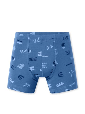 Schiesser Trunk 955 in blau-weiß gestreift, dunkelblau, hellblau