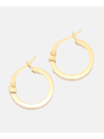 Vanlere Creolen aus 375 Gelbgold
