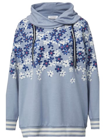 Janet & Joyce Sweatshirt in rauchblau