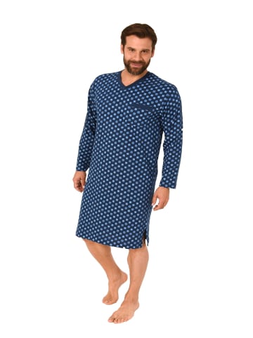 NORMANN Nachthemd langarm - 67344 in hellblau