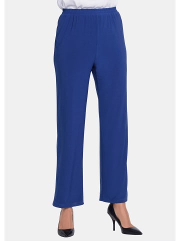 GOLDNER Kurzgröße:  Bequeme Slinky-Hose mit Schlupfbund in royalblau