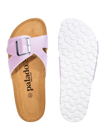 Palado Pantoletten Tinos in Flieder Metallic