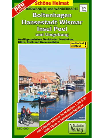 Barthel Landkarte/Globus - Radwander- und Wanderkarte Boltenhagen, Hansestadt Wismar, I