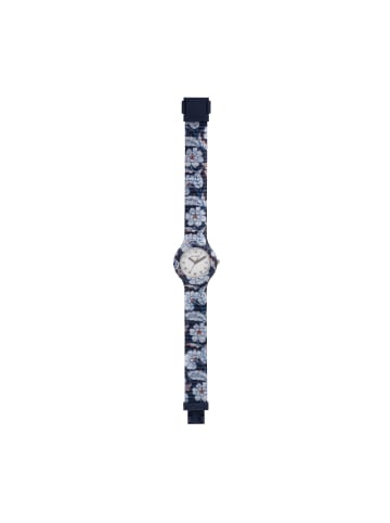 Hip Hop Analoguhr winter blossom weiss