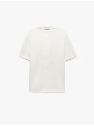 KOTON TSHIRT SS POLO in Weiß