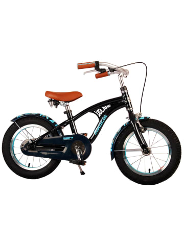 Volare Kinderfahrrad Miracle Cruiser Jungen 14 Zoll Kinderrad in Matte Blau 4 Jahre