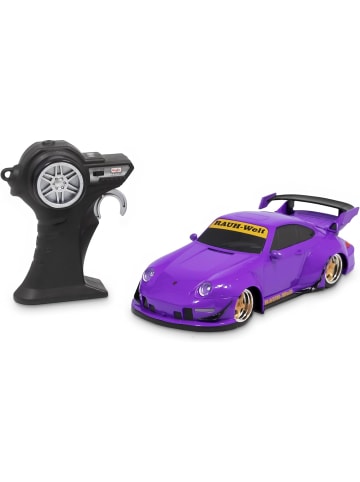 Maisto Ferngesteuertes Auto Porsche 911 993 RWB, Maßstab 1:24 in lila