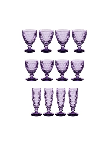 Villeroy & Boch 12er Set Wein- und Sektgläser Boston Coloured in lavender