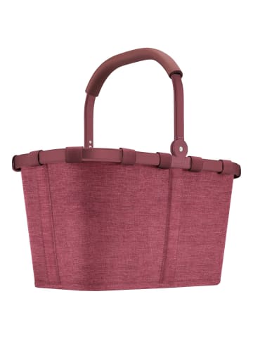 Reisenthel carrybag - Einkaufskorb (teddy leo olive) in twist maroon