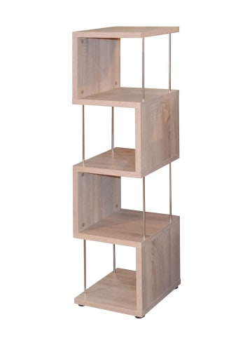 58 aufm Kessel REGAL Elga 33x33x126 Bücherregal Standregal eiche sägerau