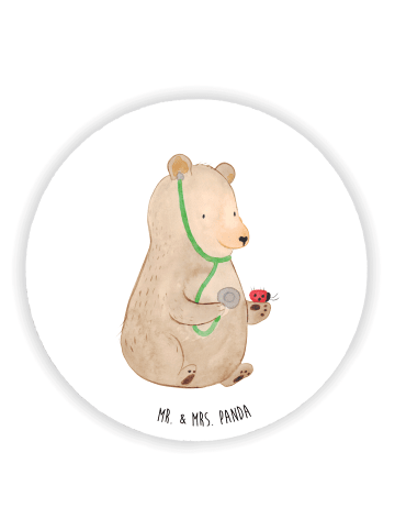 Mr. & Mrs. Panda magnet Bär Arzt ohne Spruch in Weiß