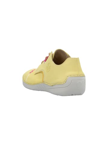 rieker Valletta Low-Top-Sneaker mit Schnürung Gelb