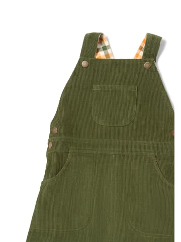Little Green Radicals Bio-Wende-Schürzenkleid in Grün
