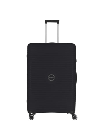 travelite Orbita - 4-Rollen-Trolley L 77 cm (black) in schwarz