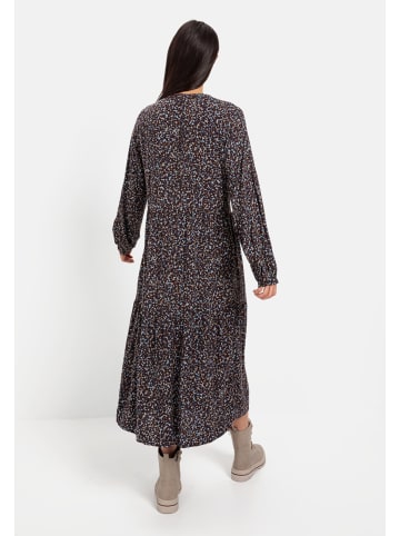 Camel Active Schlupfkleid mit langen Ärmeln in Lila