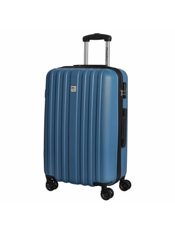 Check.In Aurora - 4-Rollen-Trolley 67 cm (limettengrün) in azurblau