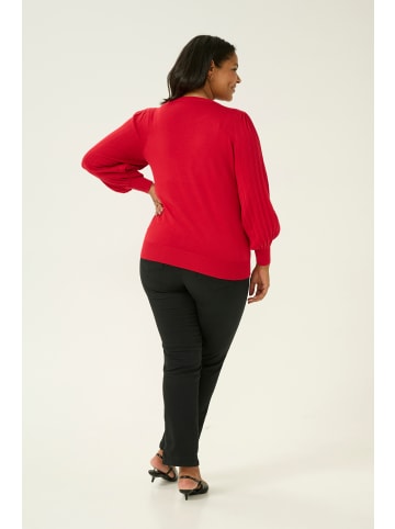 KAFFE curve Strickpullover KCloni Regular fit in Haute Red