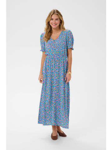 Cream Kleid CRTiah Feminine in Blue Small Flowers